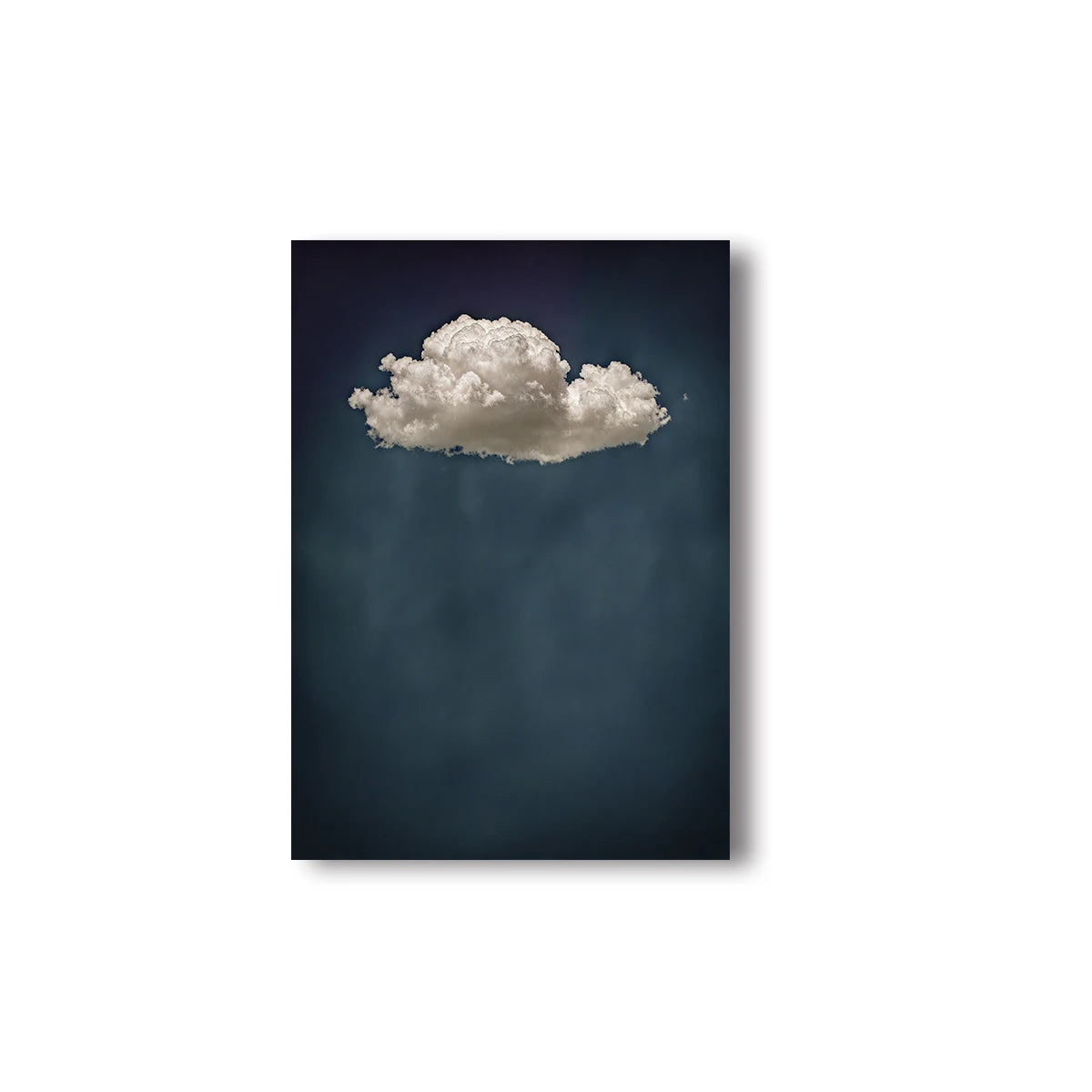 Abstract Blue Cloud Wall Art