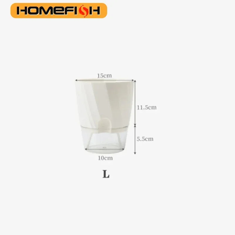 Double Layer Self-Watering Planter