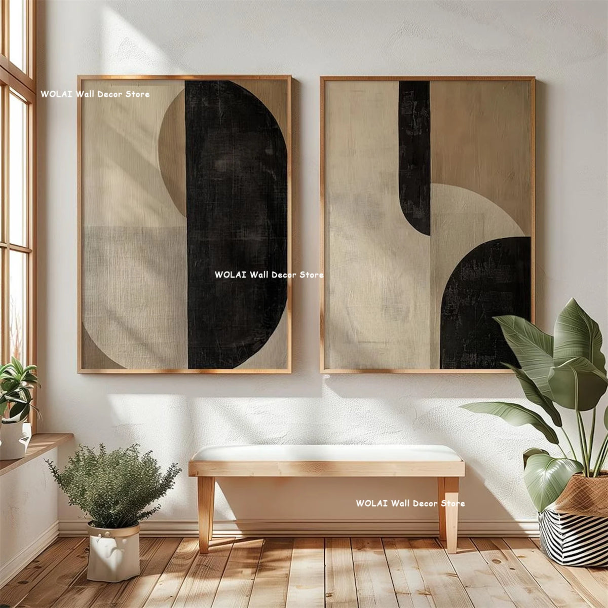 Japanese Wabi-Sabi Mountain Wall Art