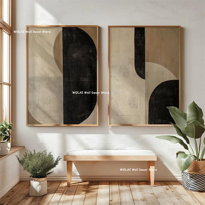 Japanese Wabi-Sabi Mountain Wall Art
