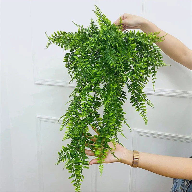 Handwoven Rattan Wall Planter