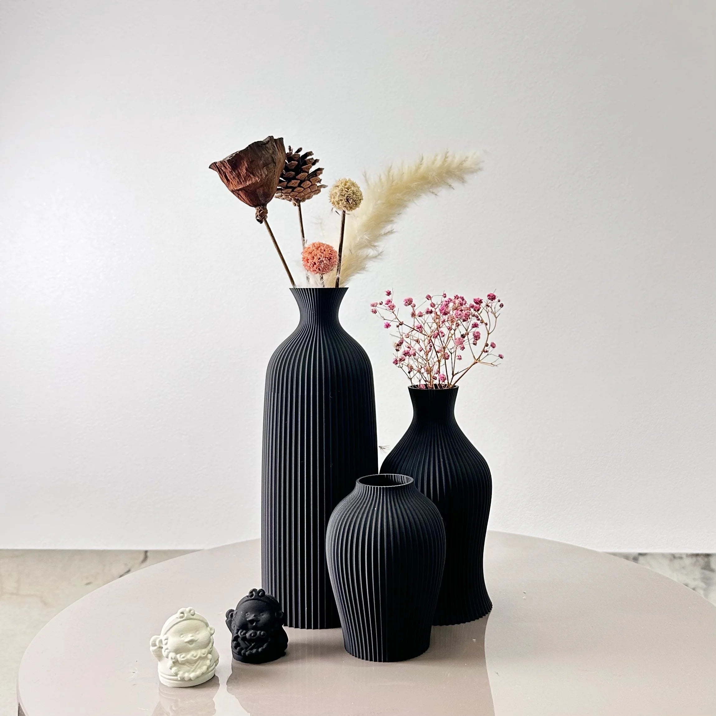 3-Piece Artistic Decorative Vase Set