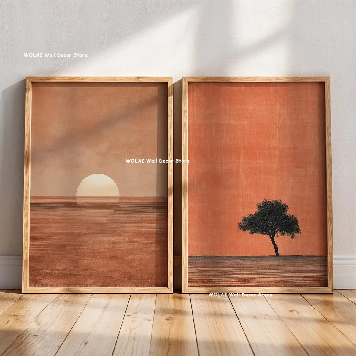 Japanese Wabi-Sabi Mountain Wall Art