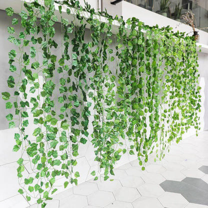 Handwoven Rattan Wall Planter