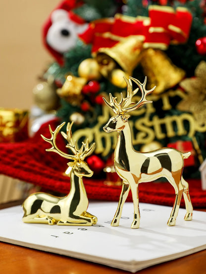 2-Piece Christmas Reindeer Table Decor