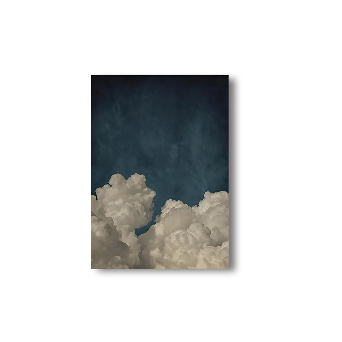 Abstract Blue Cloud Wall Art