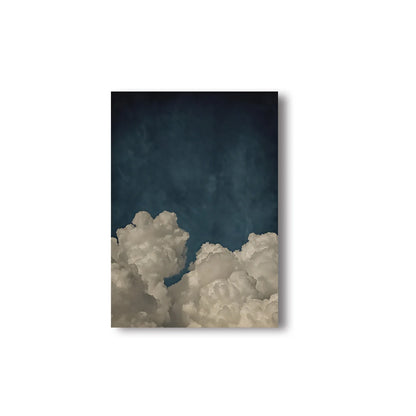 Abstract Blue Cloud Wall Art