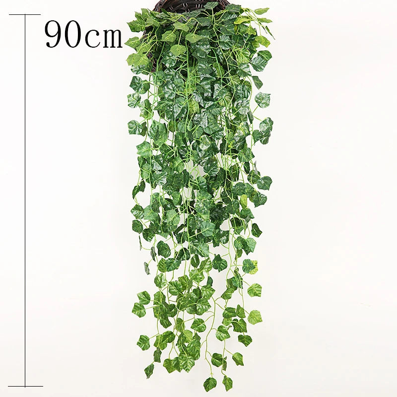 Handwoven Rattan Wall Planter
