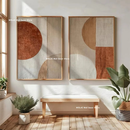 Japanese Wabi-Sabi Mountain Wall Art