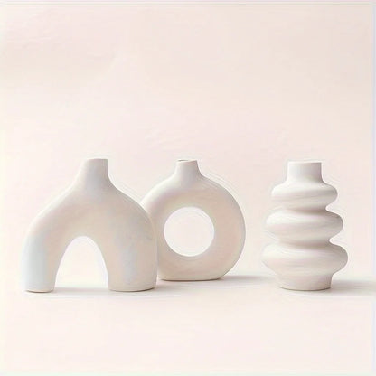 Boho Ceramic Decorative Vase Set