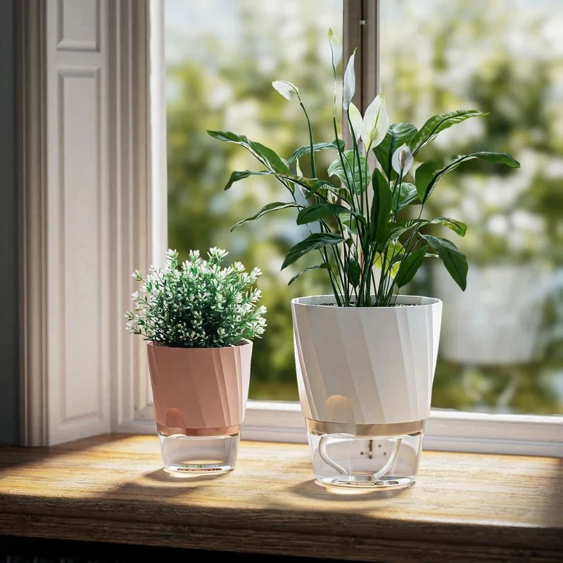 Double Layer Self-Watering Planter
