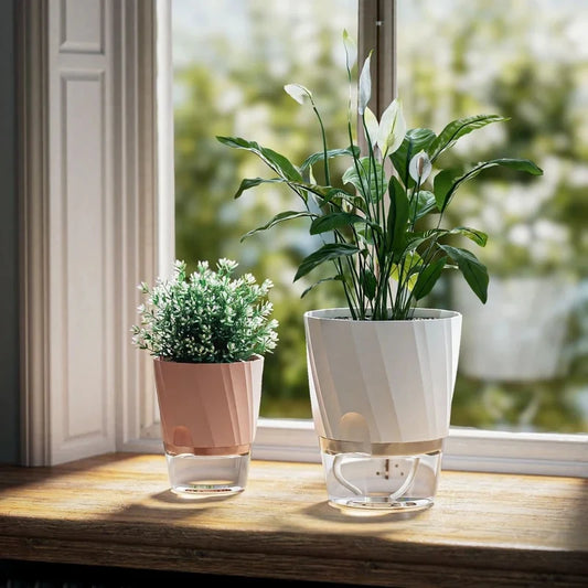 Double Layer Self-Watering Planter