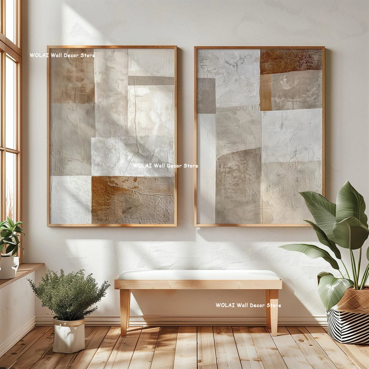 Japanese Wabi-Sabi Mountain Wall Art