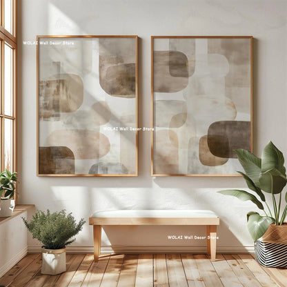 Japanese Wabi-Sabi Mountain Wall Art