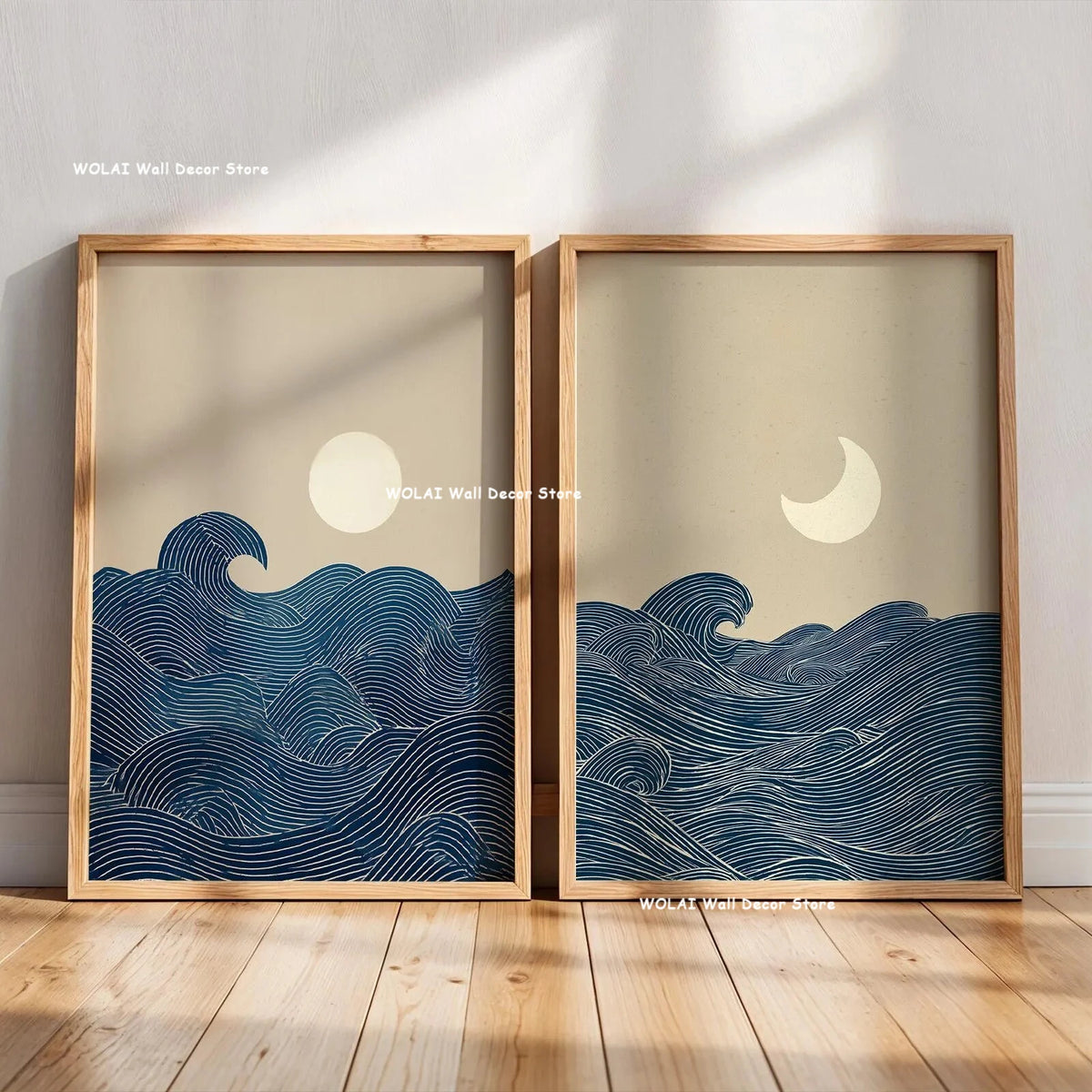 Japanese Wabi-Sabi Mountain Wall Art