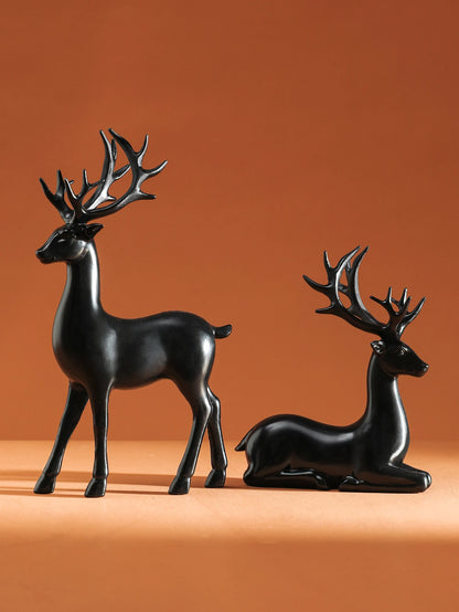 2-Piece Christmas Reindeer Table Decor