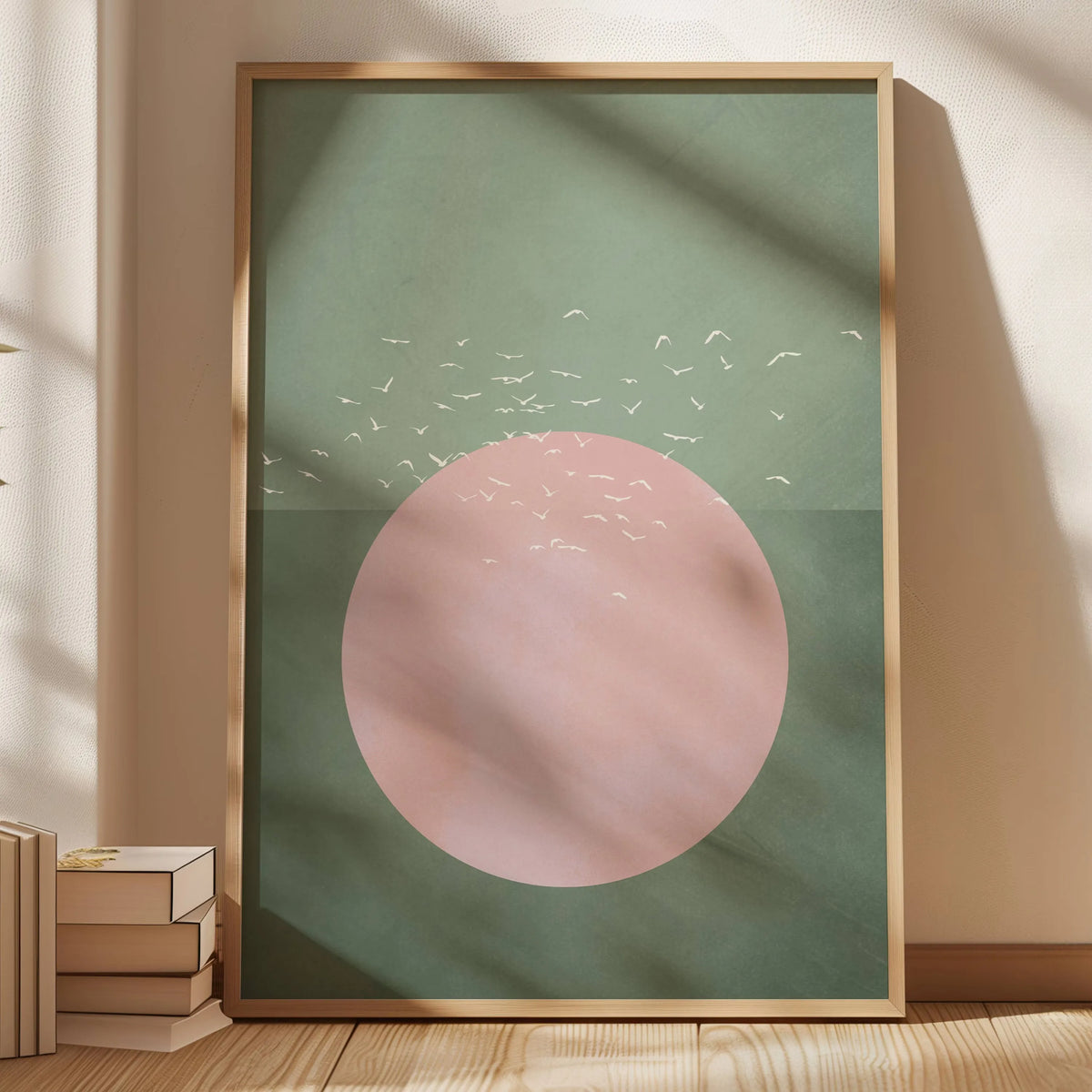 Abstract Blue Cloud Wall Art