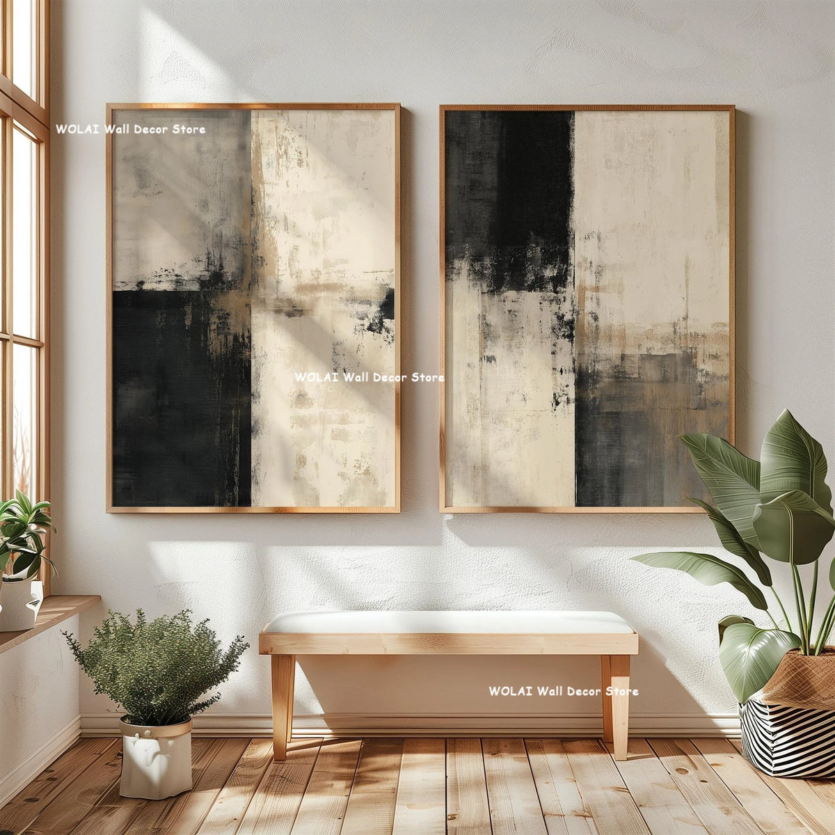 Japanese Wabi-Sabi Mountain Wall Art