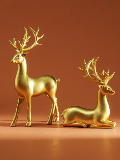 2-Piece Christmas Reindeer Table Decor