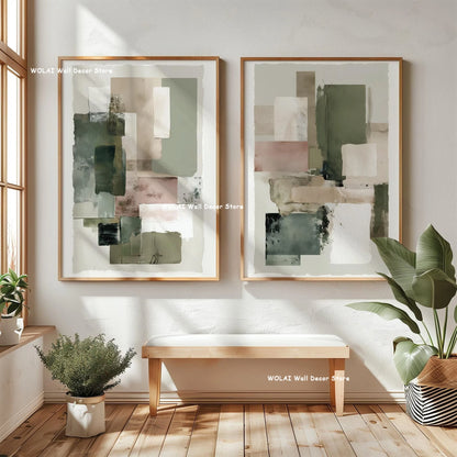 Japanese Wabi-Sabi Mountain Wall Art