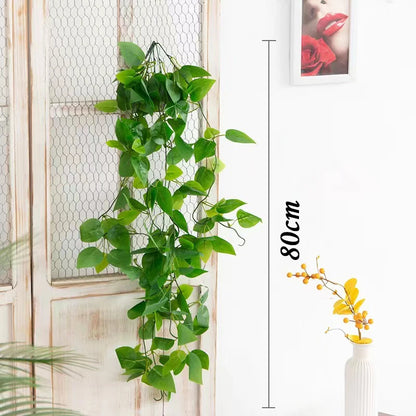 Handwoven Rattan Wall Planter
