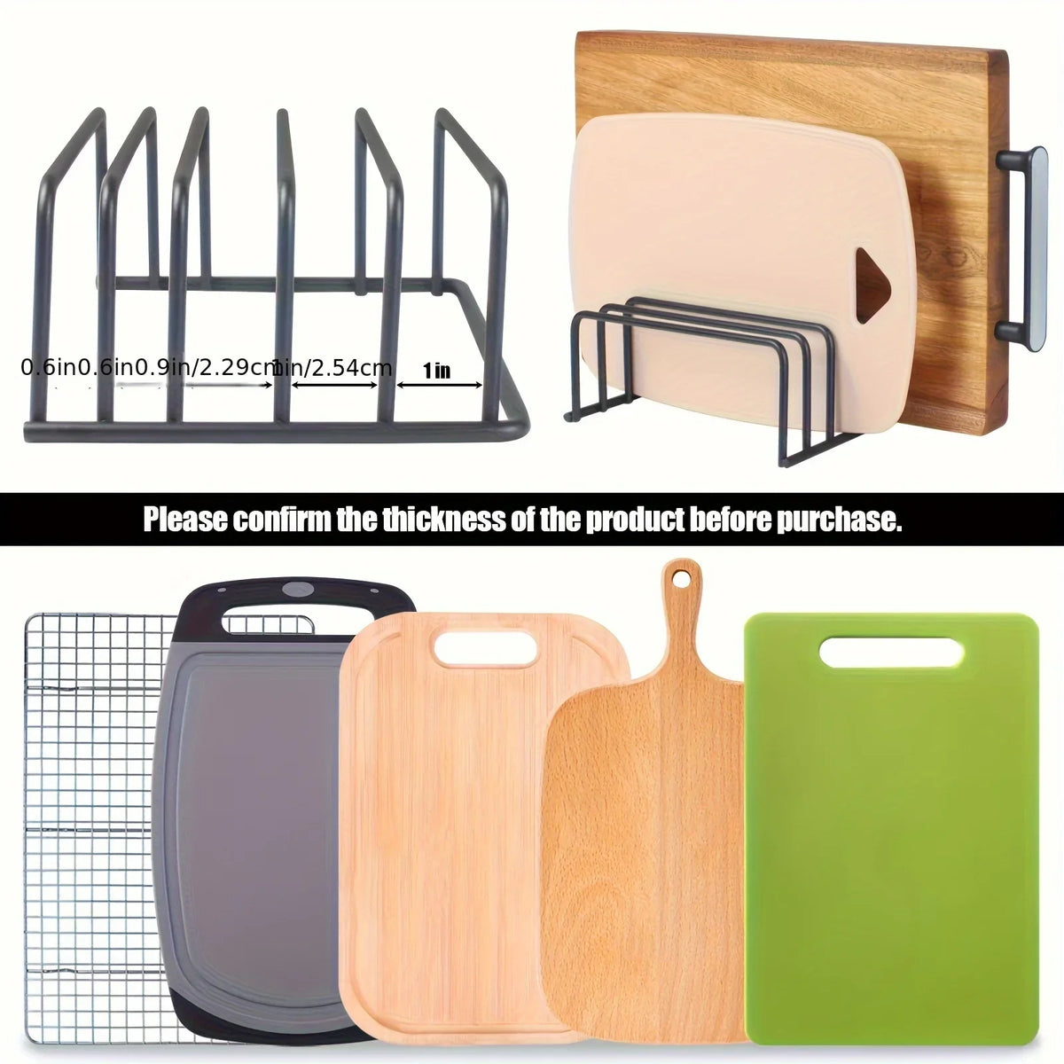 Cutting Board Storage Organizer
